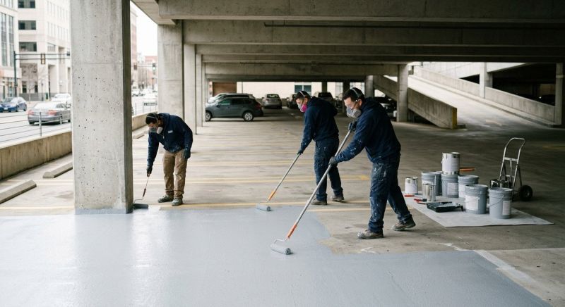 Commercial Concrete Painting in Loveland, CO