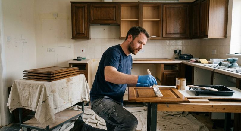 Cupboard Refinishing in Carmel, IN