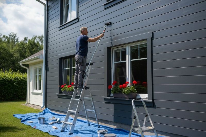 Exterior Staircase Painting in Arvada, CO