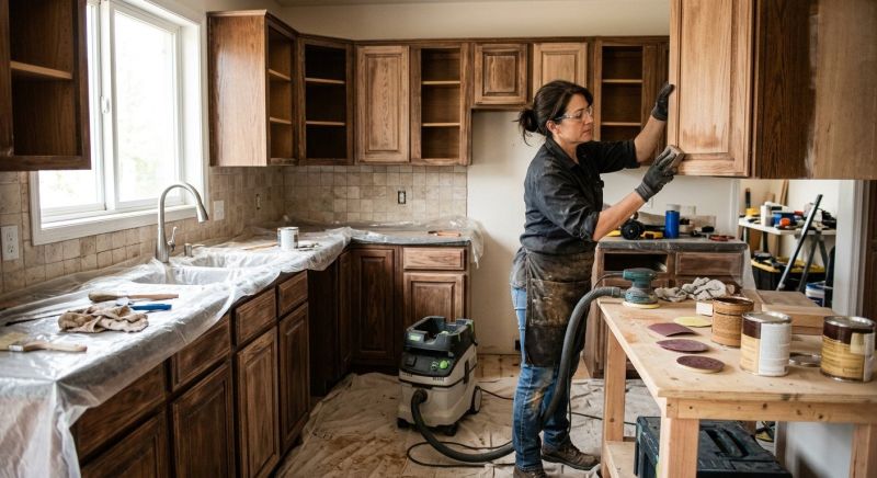 Kitchen Cupboard Refinishing in Indianapolis, IN