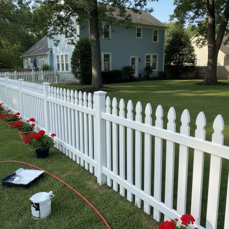 Picket Fence Staining in Waco, TX
